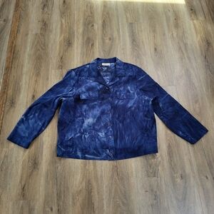 Capistrano Sport Women’s 24W Blue Button Down Jacket Blazer Vintage Shaket